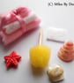 1:12 Scale Luxury Bathroom Set with Pink Towel Bale & Accessories - Image 5