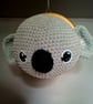 Crocheted koala trophy head on wooden board - Image 5