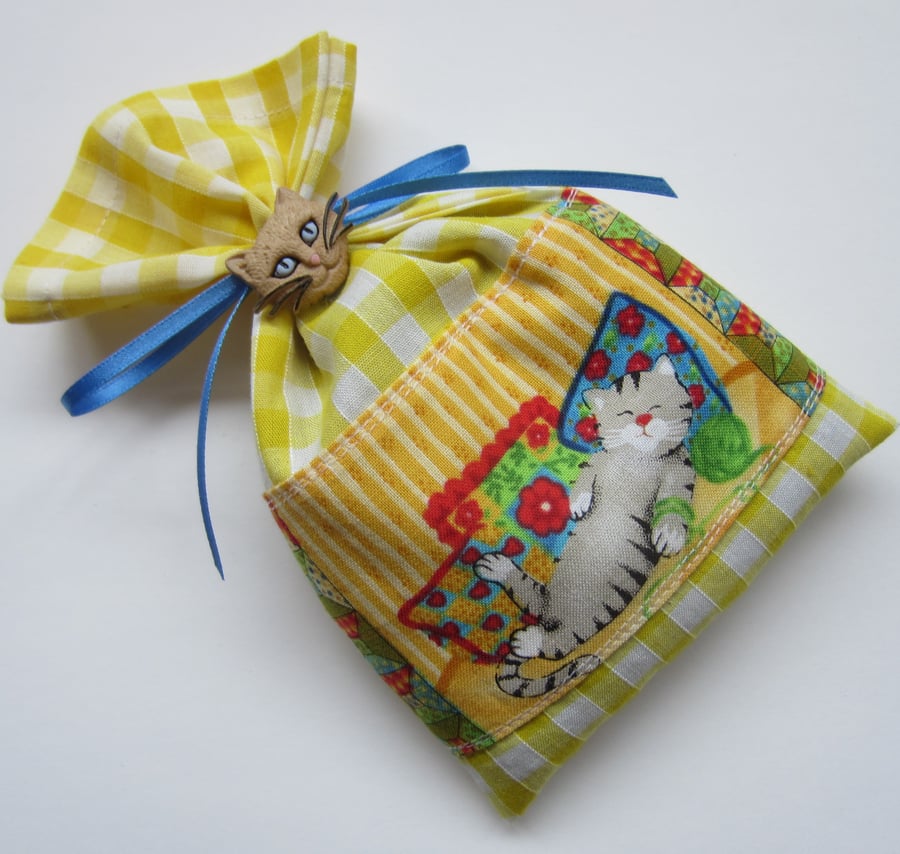 Cat Lavender Sachet