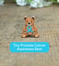 Prostate Cancer Awareness Ribbon Bear Pin, Handmade Cancer Support Gift - Image 9