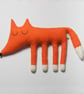 Large Monty the Fox Lambswool Plush - Made to order