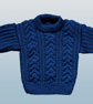 Neutral Gender Childs Jumper - Royal Blue - Fits Age 2 - 3 years - Image 2
