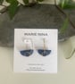 Polymer clay and brass earrings  - Image 3