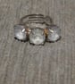 Adjustable Swarovski Ring - Image 1