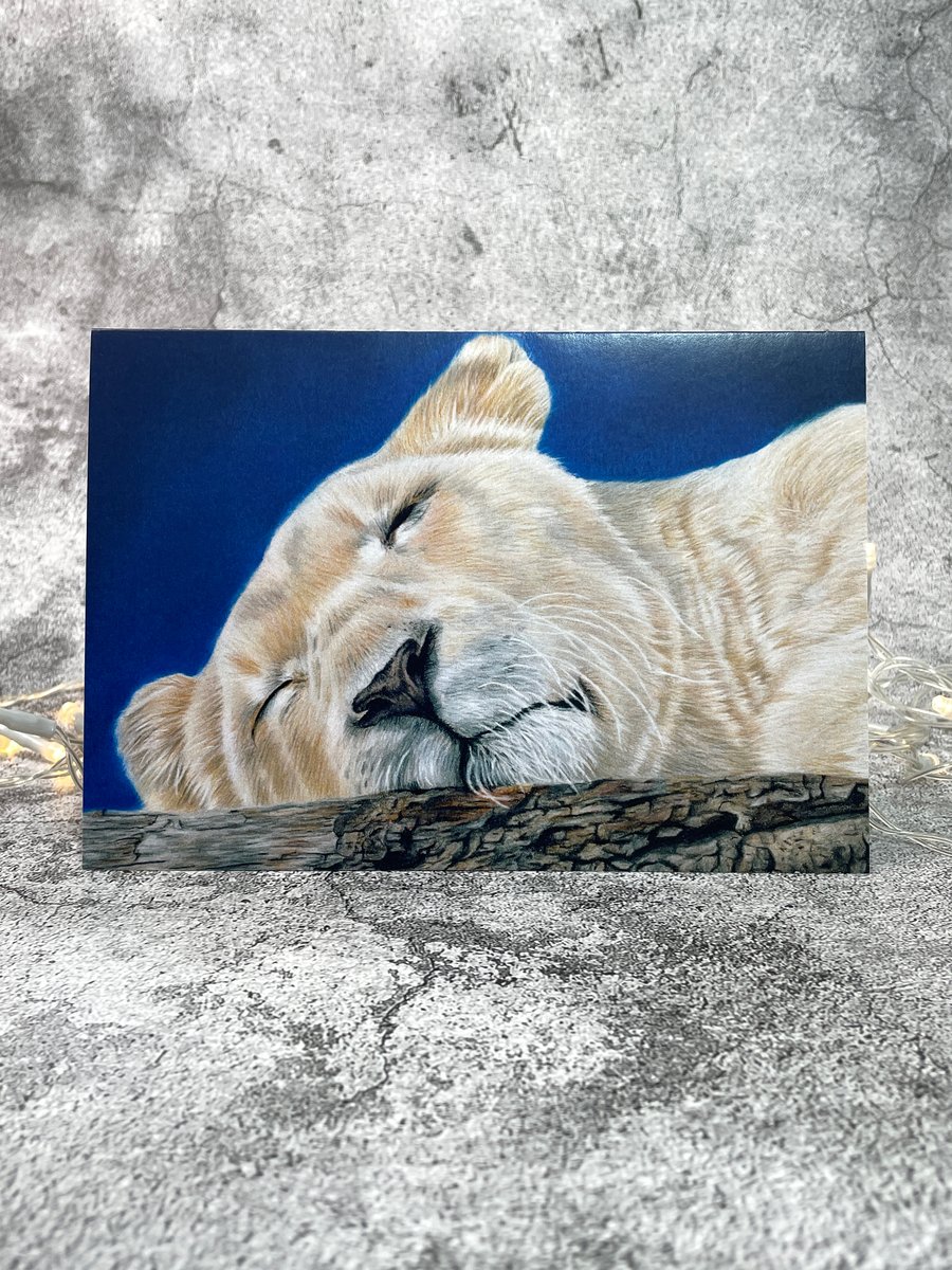 "Rise Again" Blank Greetings Card Printed from Original Art