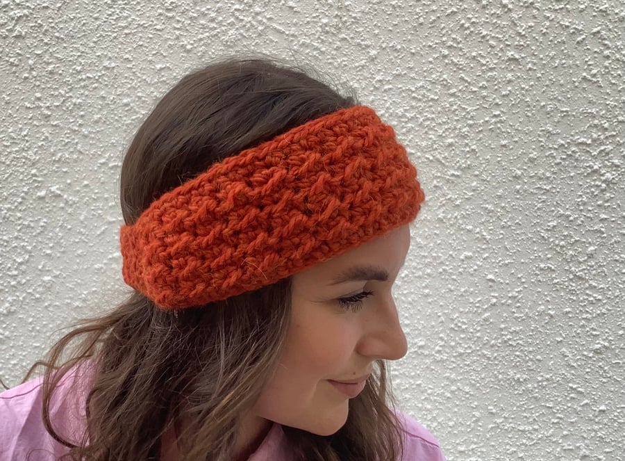 EARWARMERS, headband 'Beachcomber’. Alpaca ,wool . Various shades .Super soft 