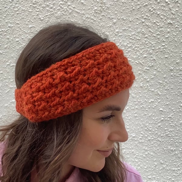 EARWARMERS, headband 'Beachcomber’. Alpaca ,wool . Various shades .Super soft 