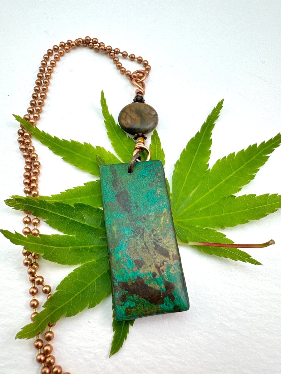 Japanese Maple Print Leaf Pendant