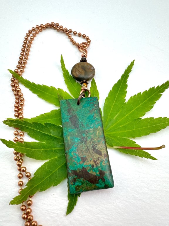 Japanese Maple Print Leaf Pendant
