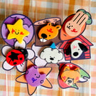 Polymer Clay Art Pins