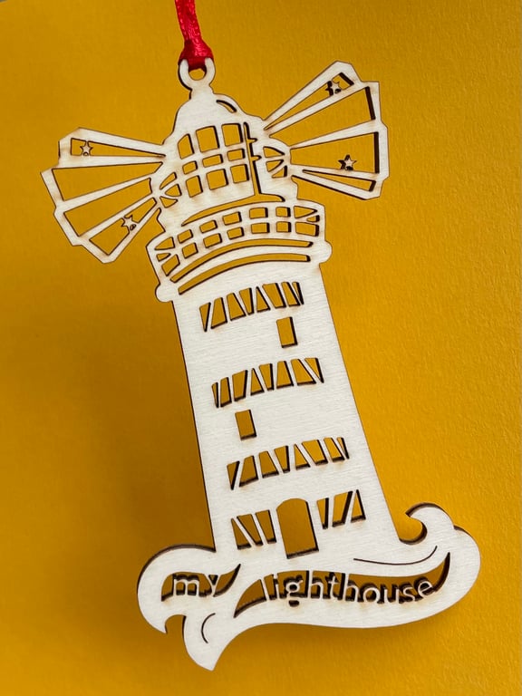 'My lighthouse’ - wooden lighthouse decoration