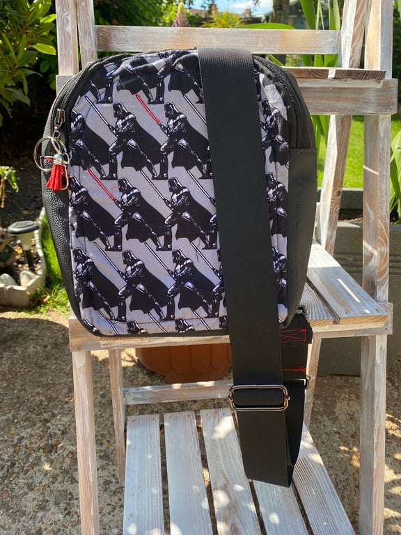 ‘Vader’ cross body bag
