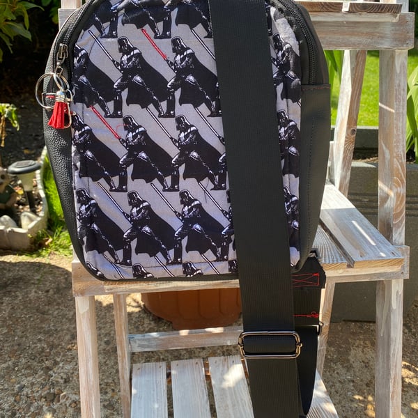 ‘Vader’ cross body bag