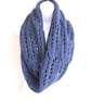 Infinity Scarf Knitting Pattern,  Chunky Lace Cowl Scarf  - Image 2