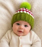 Hand Crocheted Baby Christmas Beanie