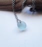 Simple Seaglass Pendant: Palest Blue - Image 3