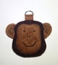 Cheeky Monkey Hand Stitched Felt Keyring - UK Free Post - Image 1