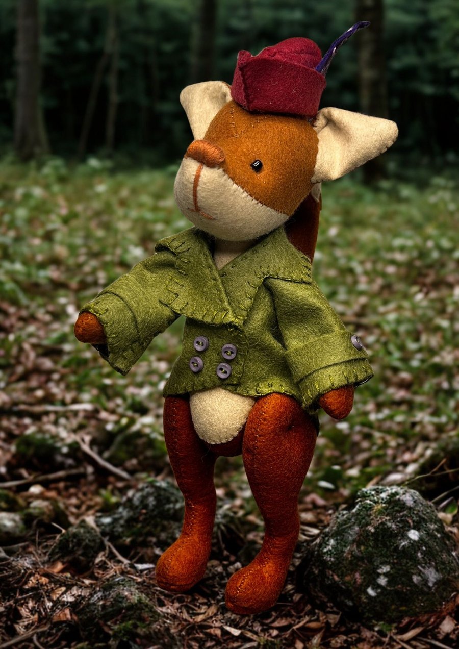 Francis Foxington Felt Sewing Pattern