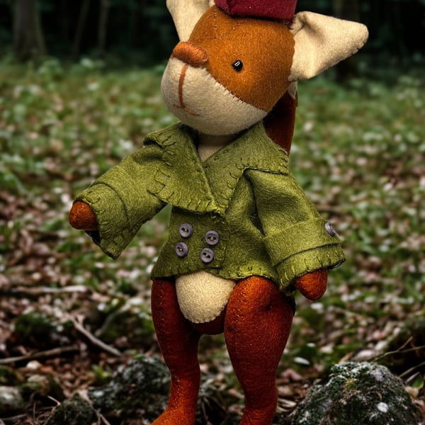 Francis Foxington Felt Sewing Pattern