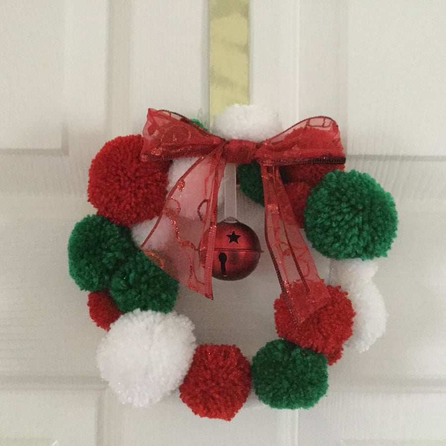 Christmas  Pompom Wreath
