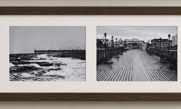 Skegness Black & White Wall Art Print Set of 2 – Lincolnshire Coastal Photograph