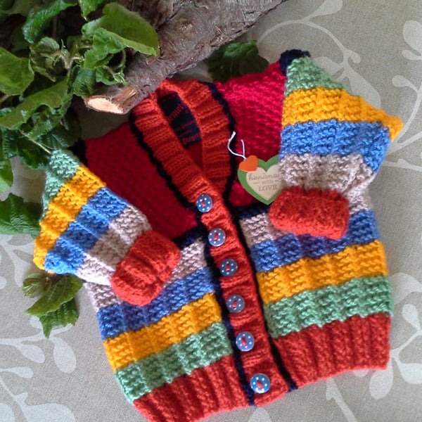 Gender Neutral Baby Cardigan  9-18 months size