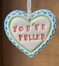 Small Ceramic heart decoration You’ve pulled - Image 1
