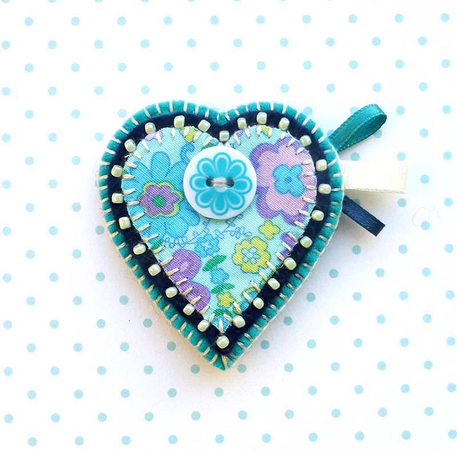 Heart Brooch