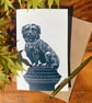 'Greyfriars Bobby' greetings card