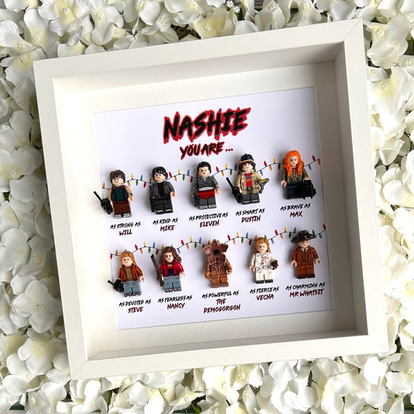 Stranger Things Customised 8 Figure Minifigure Frame