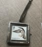 Buzzard- Mini glass frame with beautiful art Stamp 2” - Image 3