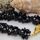 Garnet Gemstone Bracelet with Magnetic Clasp