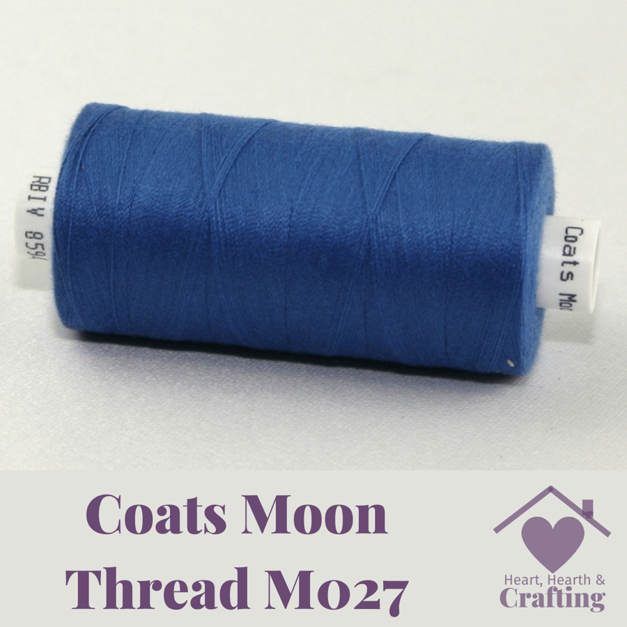 Sewing Thread Coats Moon Polyester – Blue M027