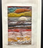 Individually Hand Crafted Textile Blank Card