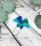 Macrame Paper Clip Bookmark - Peacock & Friends Collection - Large Paper Clip