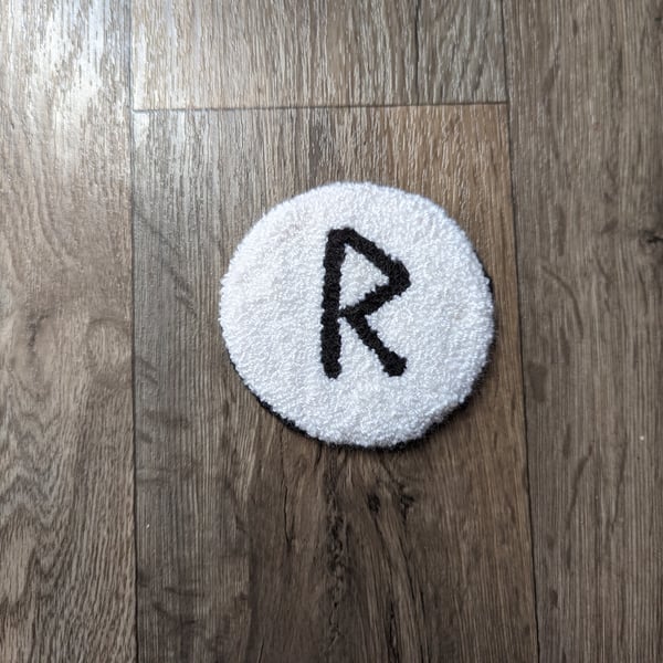 Raido 'Ride' Rune Mug Rug Decor 