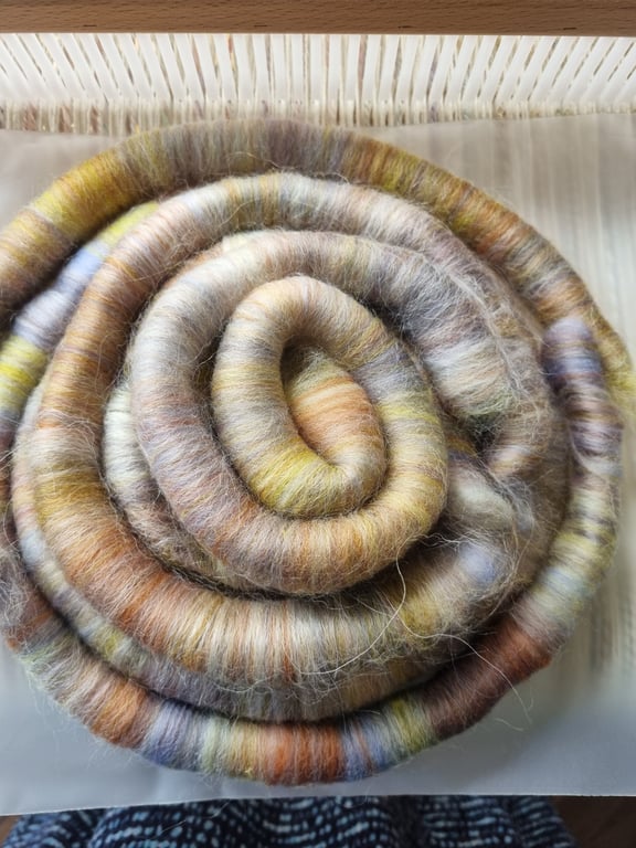 Fibres rolags for spinning 