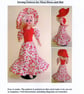 Sindy Sewing Pattern for 1970's Maxi Dress and Hat - Image 1