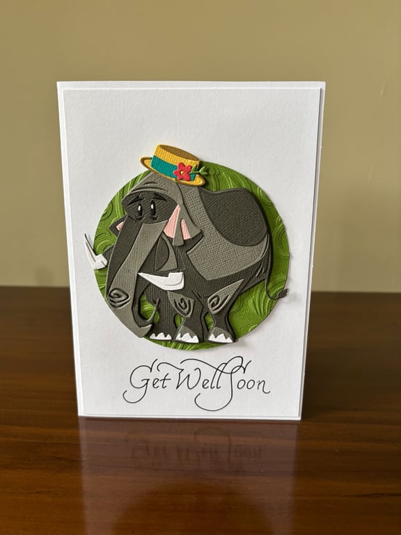 Wishing you well From Eric the Elephant