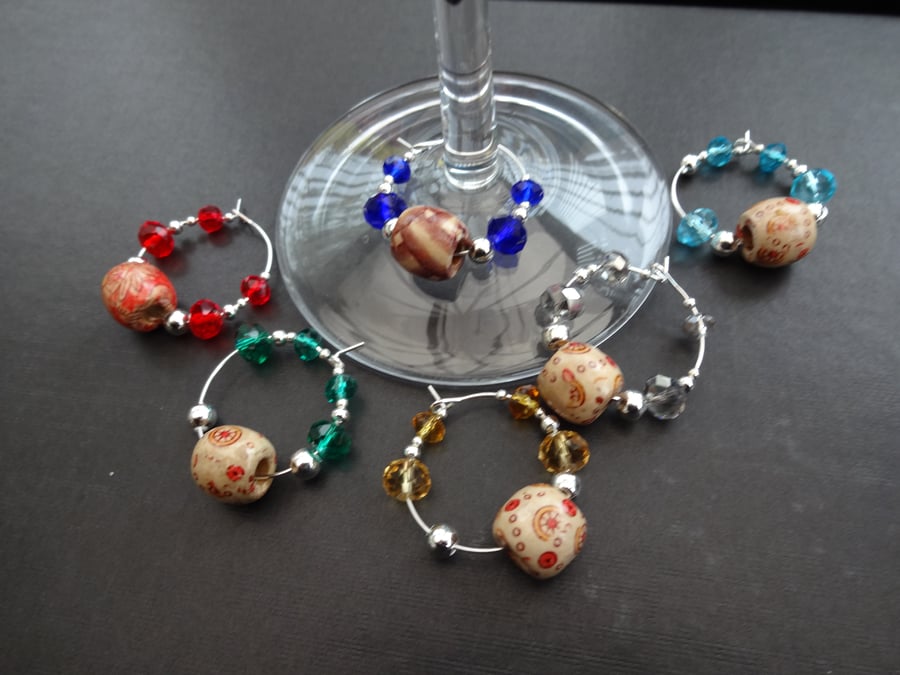 Wine Glass Charms   (free UK postage)