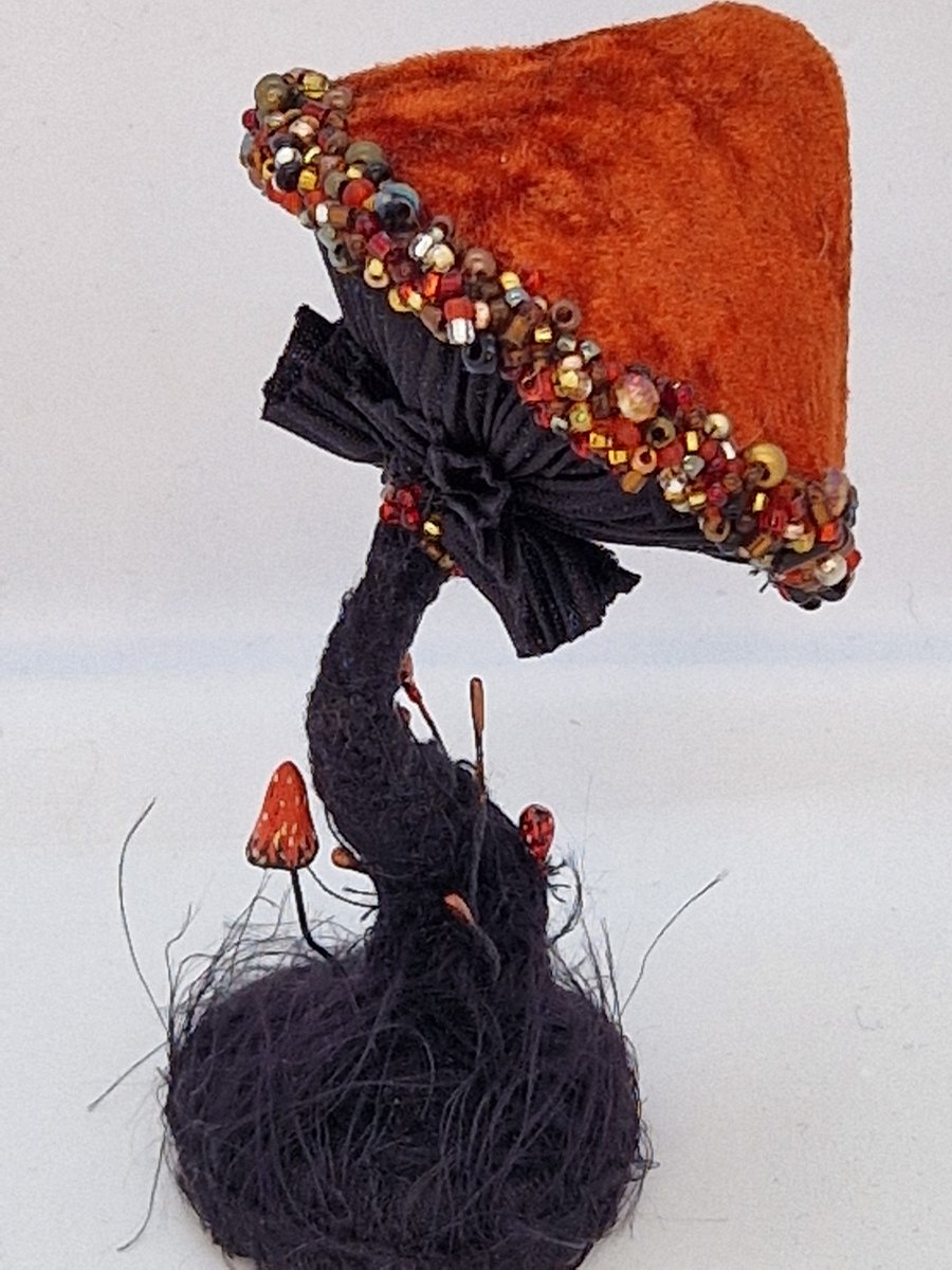 Textile Art Mushroom Table decor 