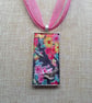 Liberty print pendant necklace - Image 1
