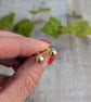 Recycled Solid 9ct Gold Smooth Pebble Earrings - JBJ3046 - Image 1