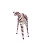 Handmade Paper Zebra - Natural Red - MADE TO ORDER - Image 4