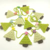 Crochet Christmas Tree Garland