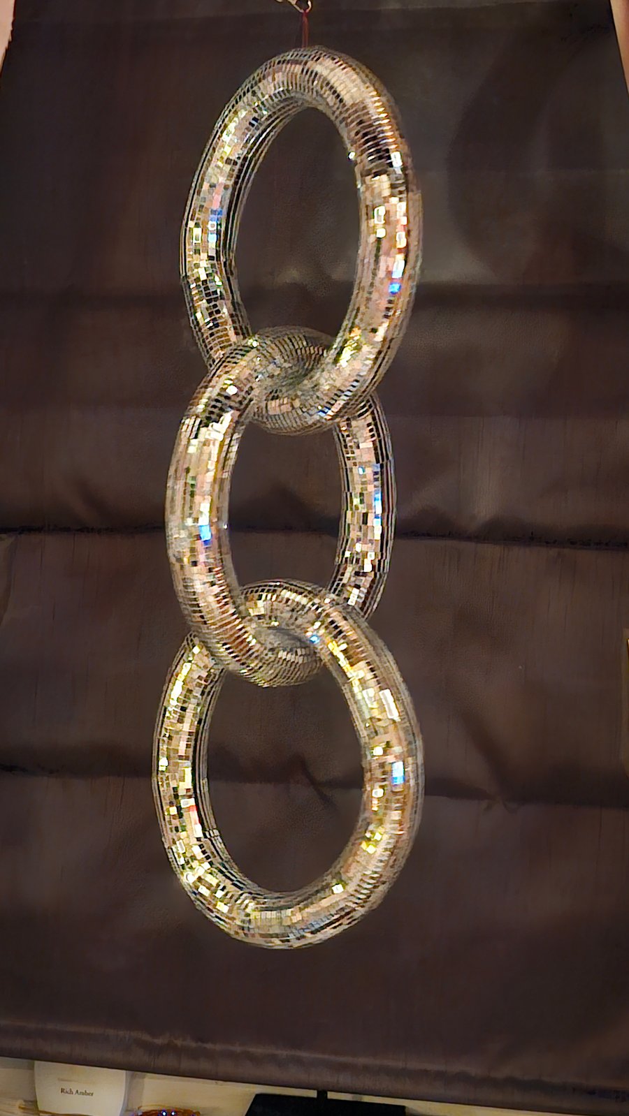 Mirrorball Glitter Large Hanging Style Mirror Chain