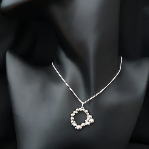 Bubble fantasy silver pandant