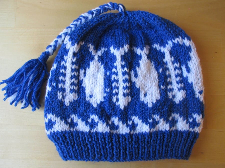 Fair Isle Hat, Toddler's Winter Hat, Hand Knitted Hat