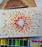Original colourful fish watercolour painting