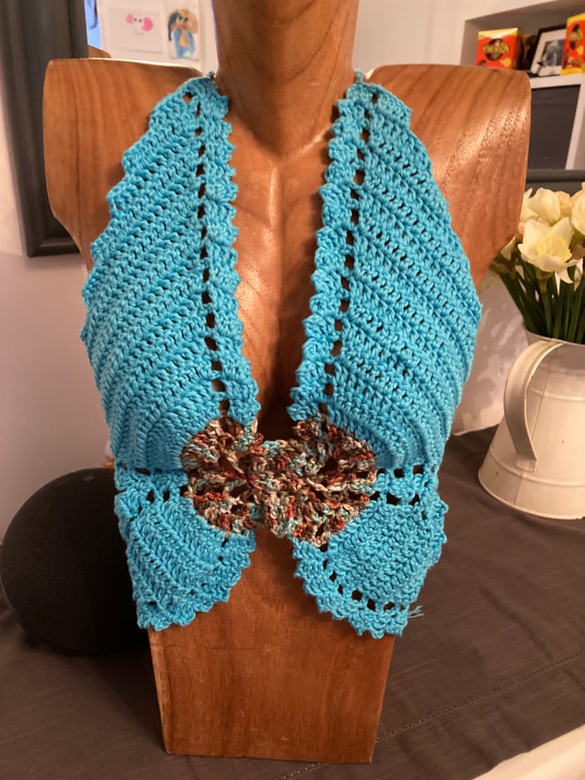 Crochet Bralette Style Top - Size 12-14